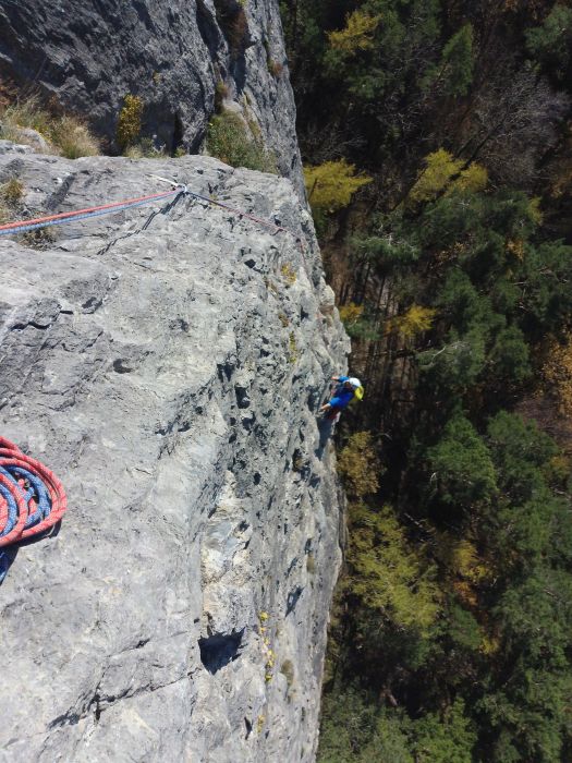 Kletterkurse und Mehrseillängen tolles Erlebnis.
